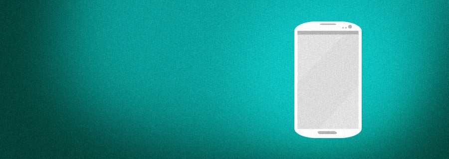 Mobile phone header graphic