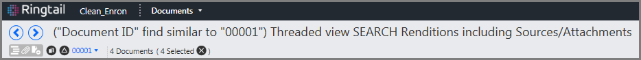 Documents page toolbar