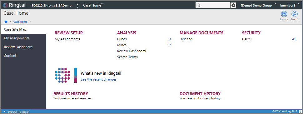 Restrictions page