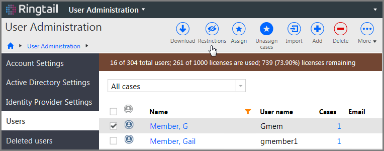 Restrict user access to a case by day and time
