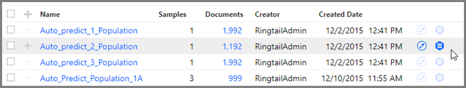 Example of buttons that appear without hovering